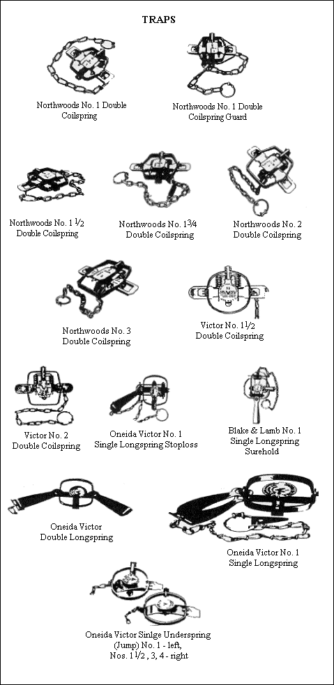 Conibear Trap Size Chart Conibear Trap Size Chart